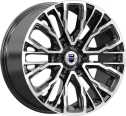 Диск литой КиК Кортес 19x8.5J/6x139.7 D100.1 ET36 алмаз чёрный для TANK 500